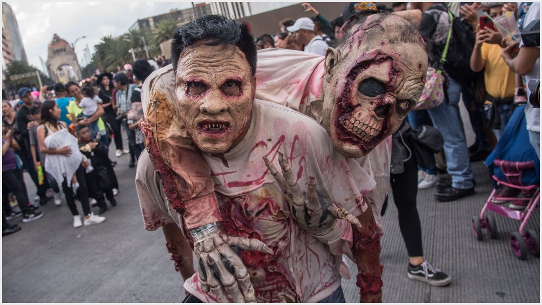 Fotos: Miles de zombies atemorizaron a la Ciudad de México, 19 de octubre de 2019 (MARIO JASSO /CUARTOSCURO.COM)