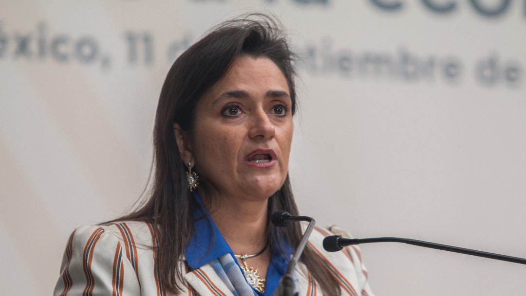 Foto: Margarita Ríos-Farjat, titular del SAT, 11 de septiembre de 2019, Ciudad de México