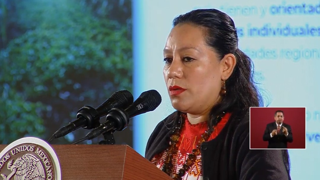 María Luisa Albores, secretaria de Bienestar, 9 de octubre de 2019, Ciudad de México