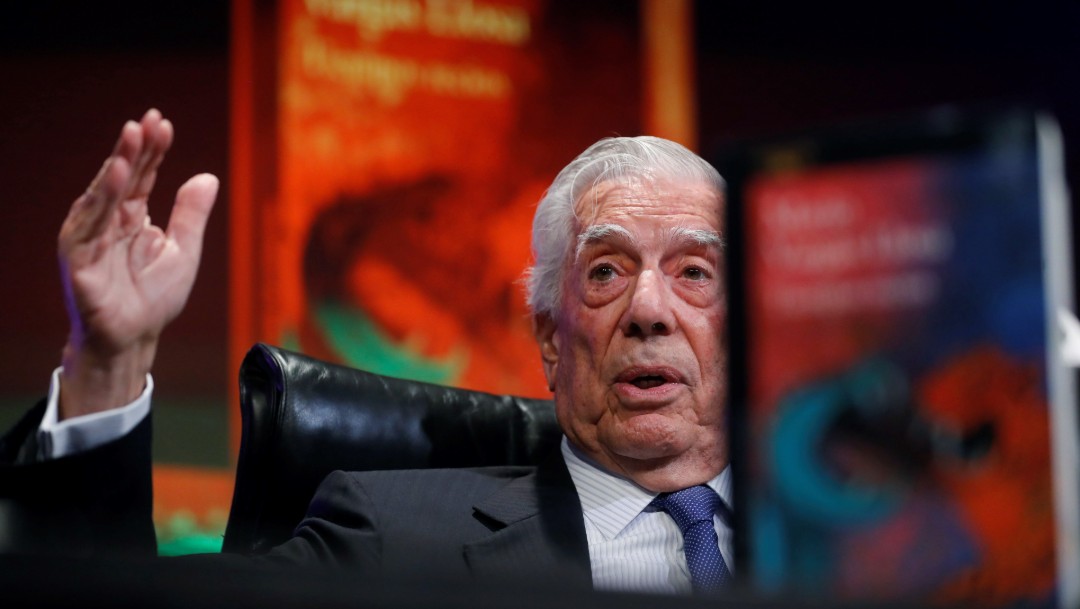 Foto: Mario Vargas Llosa presenta nueva novela, 8 de octubre de 2019, España 