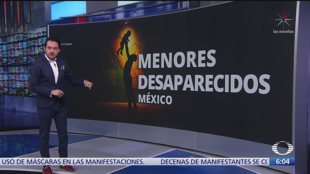 Más de seis mil menores de edad han desaparecido en México