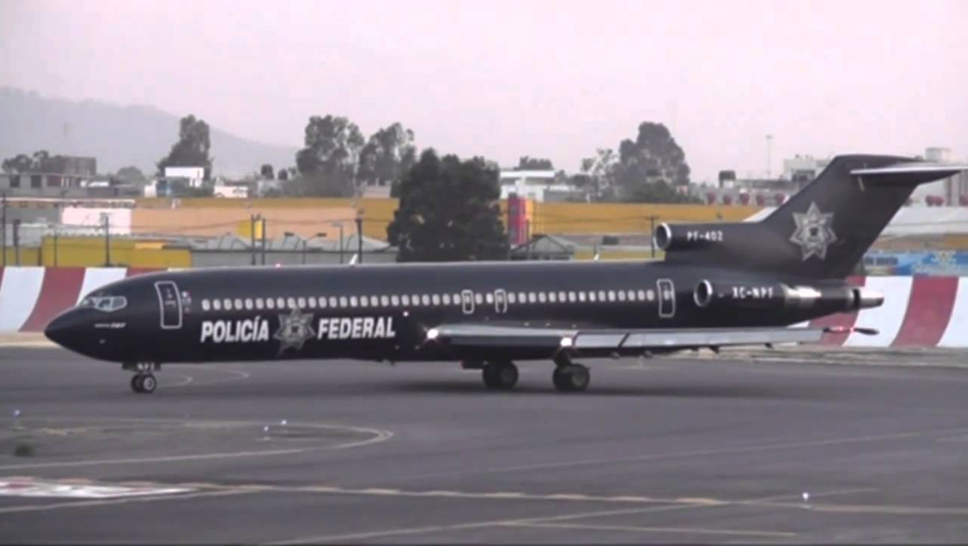 Foto: Avión de la Policía Federal, 02 de octubre de 2019 (Youtube, archivo)