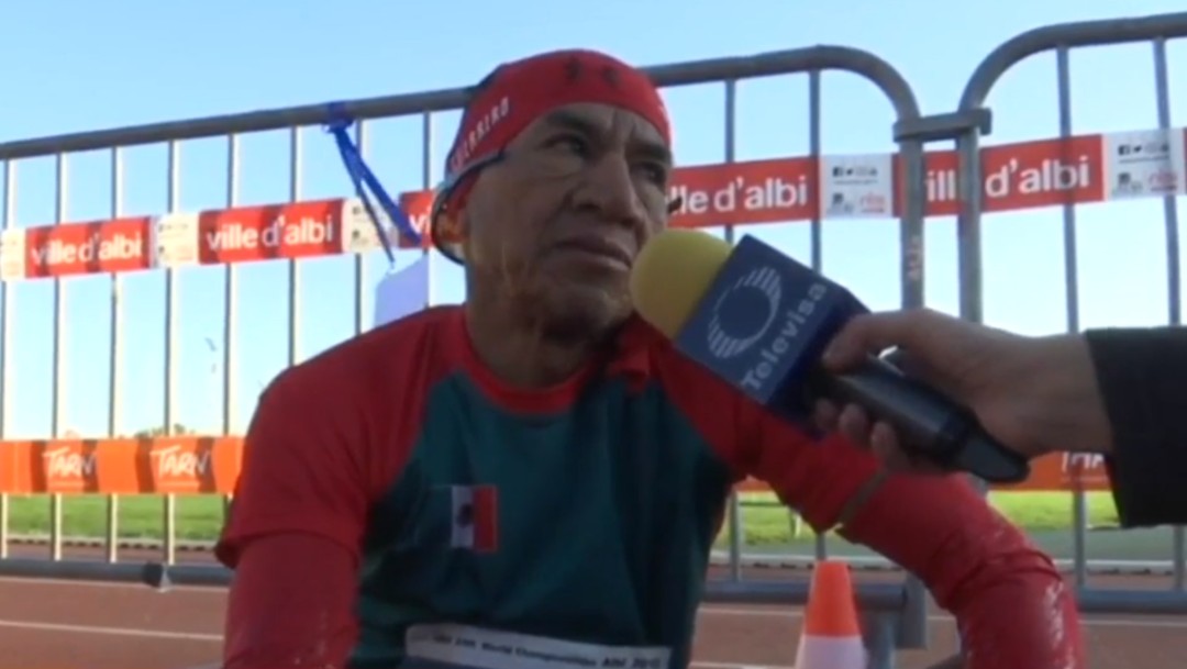 Foto: Mexicano de 60 años enfrenta el reto deportivo más extremo de su vida