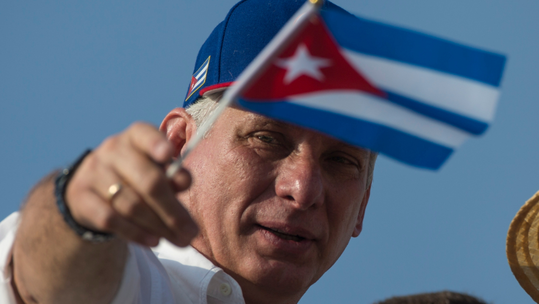 Fotografía del presidente de Cuba, Miguel Díaz-Canel, 17 octubre 20129