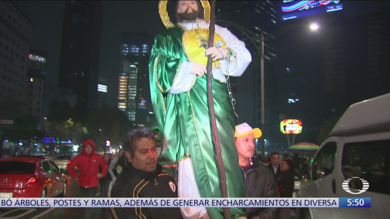 Miles de personas celebran a San Judas Tadeo en la CDMX