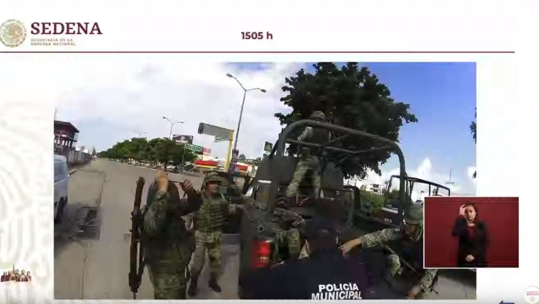 Sedena muestra video de militar con pierna amputada tras agresiones en Culiacán