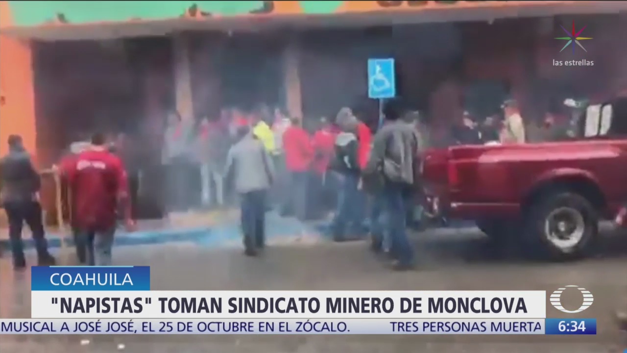 Mineros se enfrentan en Monclova, Coahuila