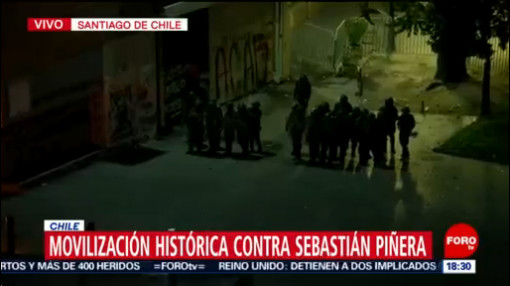 FOTO: Movilización histórica contra gobierno de Piñera, 25 octubre 2019