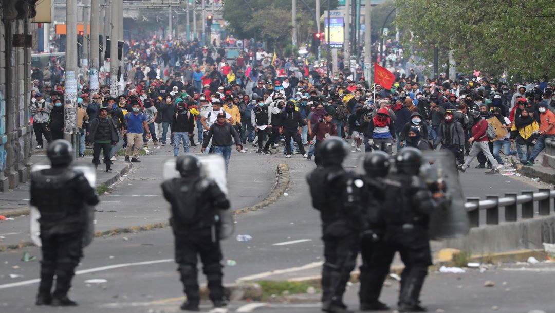Muere indígena durante protesta en Quito, Ecuador, confirma Defensoría del Pueblo