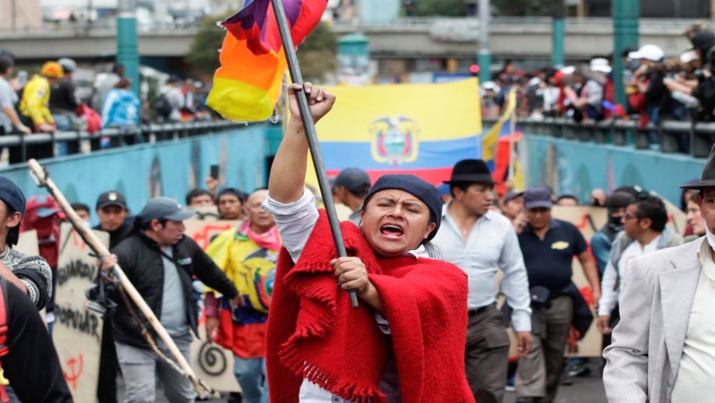 Foto Muere indígena durante protesta en Ecuador