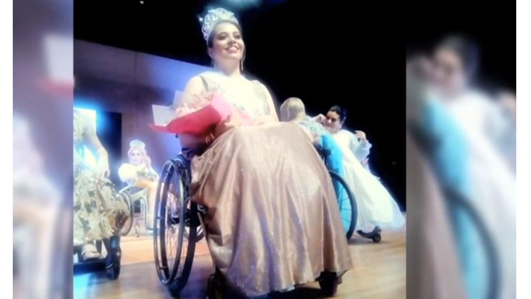 Foto: Mujer chiapaneca gana el certamen ‘Señorita Silla de Ruedas’, 21 de octubre de 2019, Veracruz