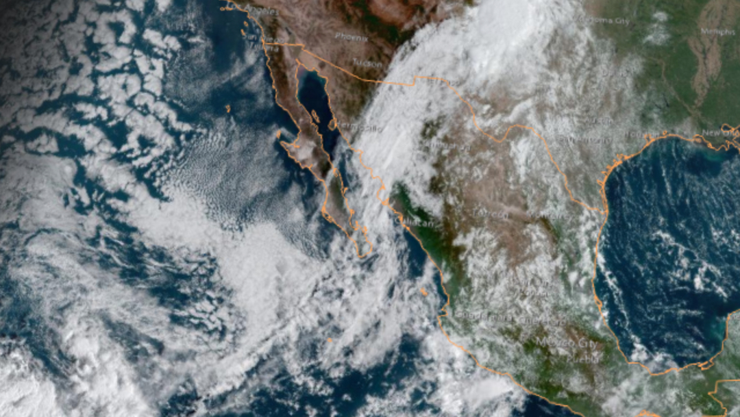 IMAGEN ‘Narda’ alcanza Sonora como baja presión remanente (NOAA)
