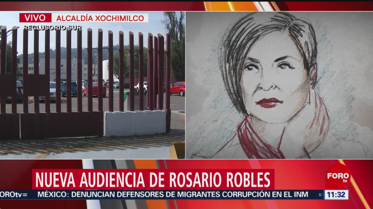 Nueva audiencia de Rosario Robles en el Reclusorio Sur