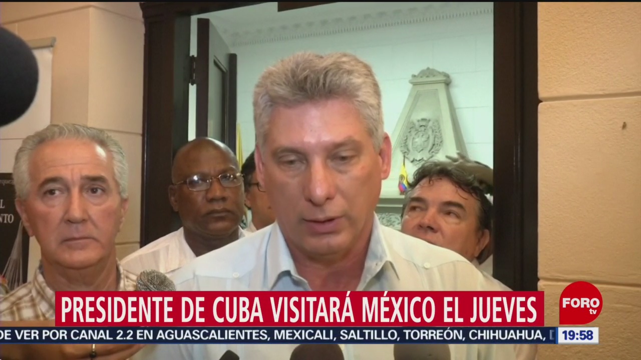 Foto: Nuevo Presidente Cuba Visitará México Jueves 14 Octubre 2019
