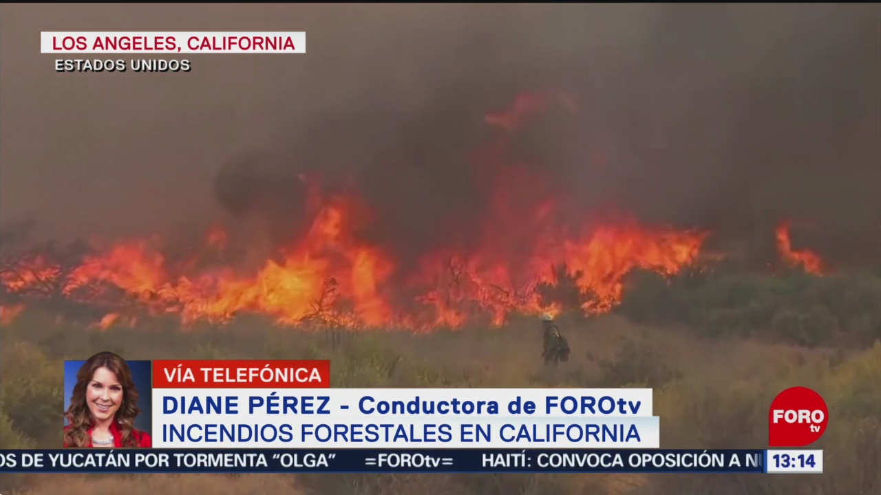 FOTO: Ordenan evacuación de 180 mil habitantes por incendios en California, 27 octubre 2019