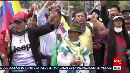 Foto: Organizaciones Indígenas Radicalizan Gobierno Ecuador 10 Octubre 2019