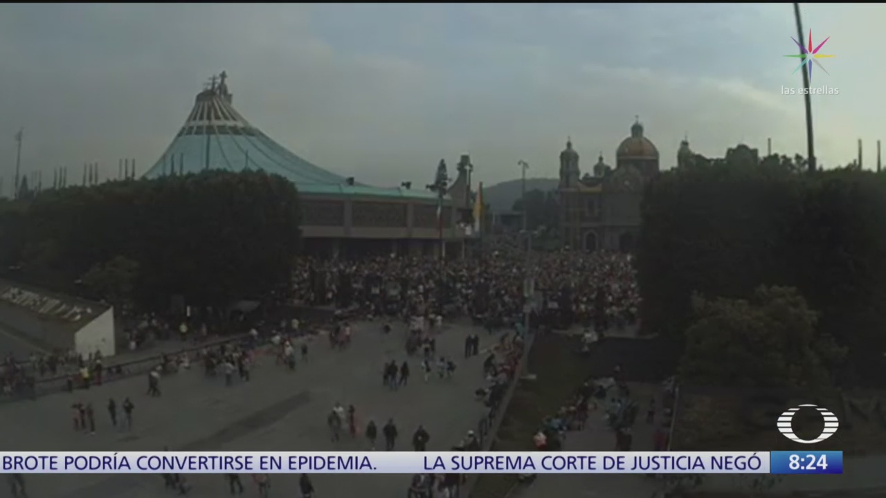 Peregrinos de Celaya llegan a la Basílica de Guadalupe