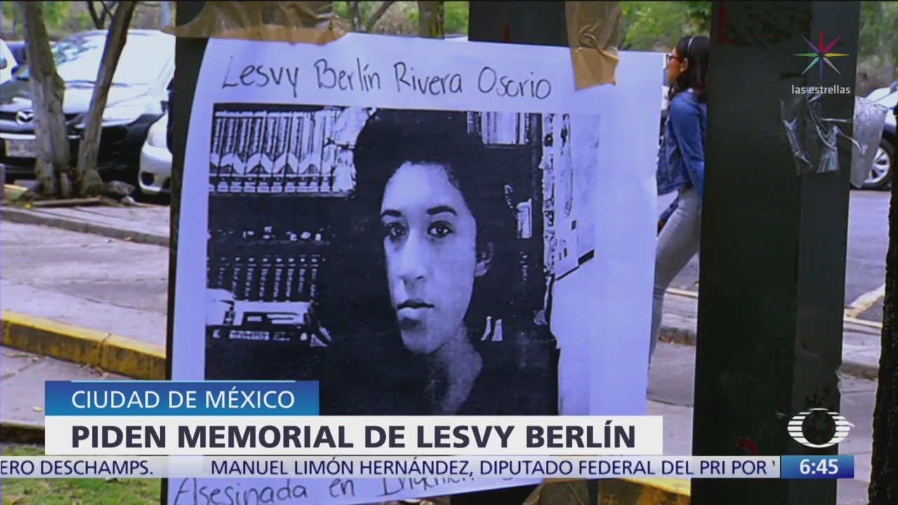Piden memorial de Lesvy Berlín en CU y un documental