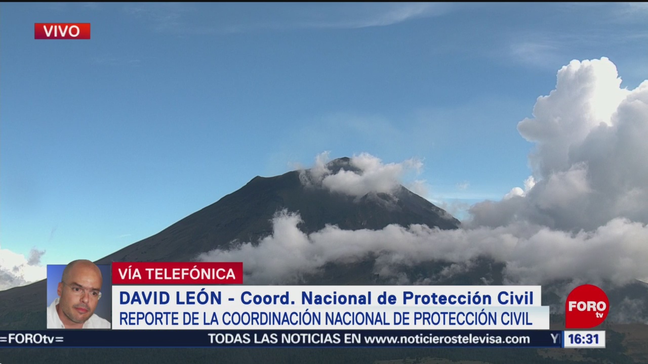FOTO: Popocatépetl Lleva Más 80 Exhalaciones Este Jueves