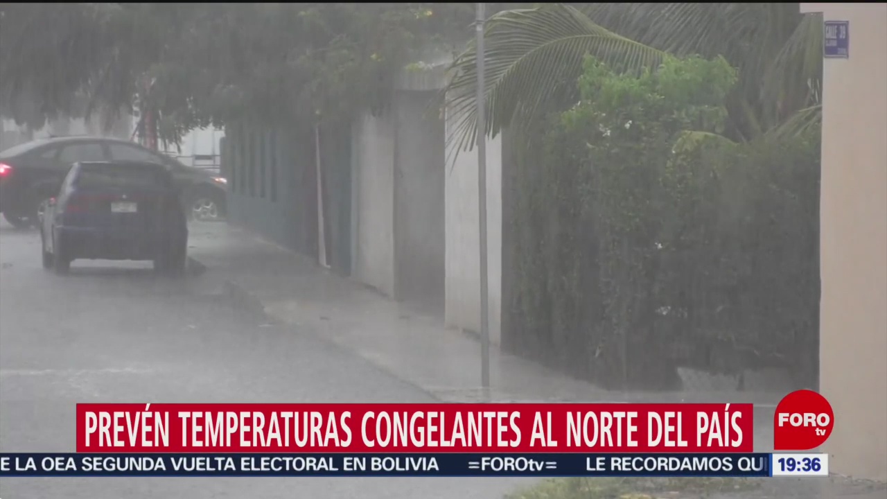 Foto: Temperaturas Congelantes Nuevo Frente Frío 23 Octubre 2019