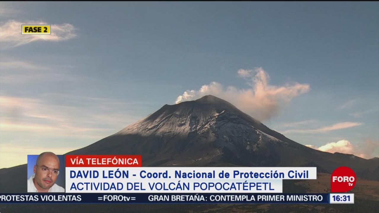 FOTO: Protección Civil Desmiente Explosión Volcán Iztaccíhuatl