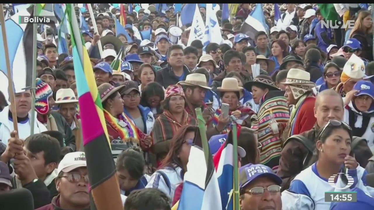 Protestas en Bolivia por resultados electorales