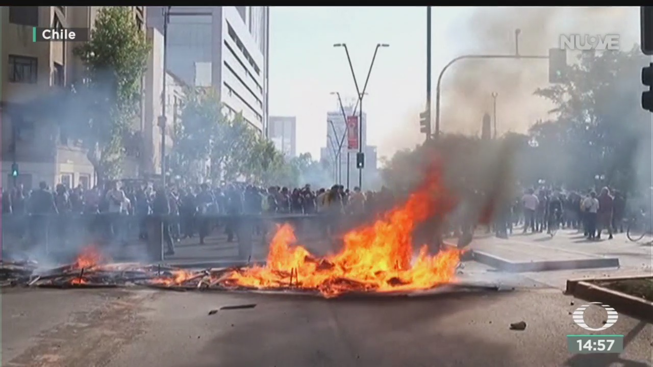 FOTO: Protestas Chile dejan once muertos