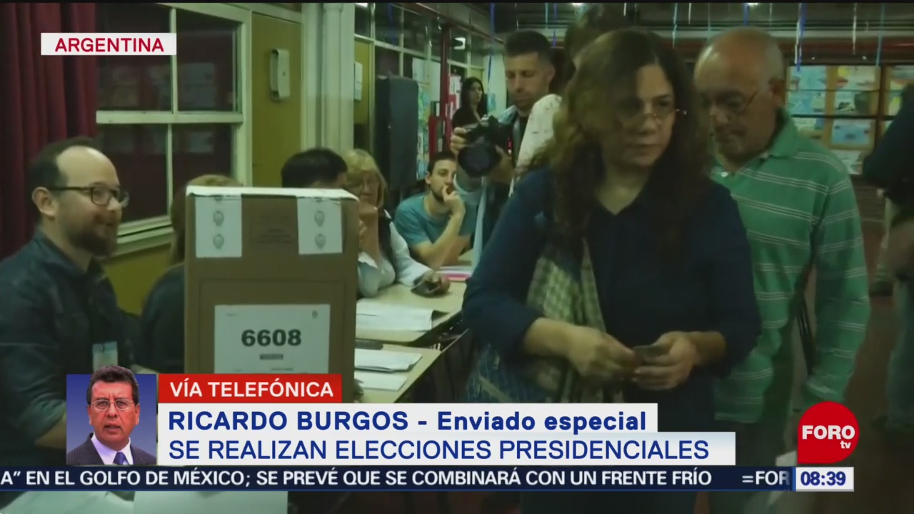 Realizan elecciones presidenciales en Argentina