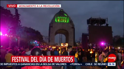 Foto: Festival Día Muertos Monumento Revolución CDMX Hoy 24 Octubre 2019