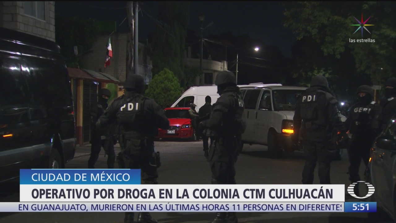 Realizan operativo contra narcomenudeo en Coyoacán, en CDMX