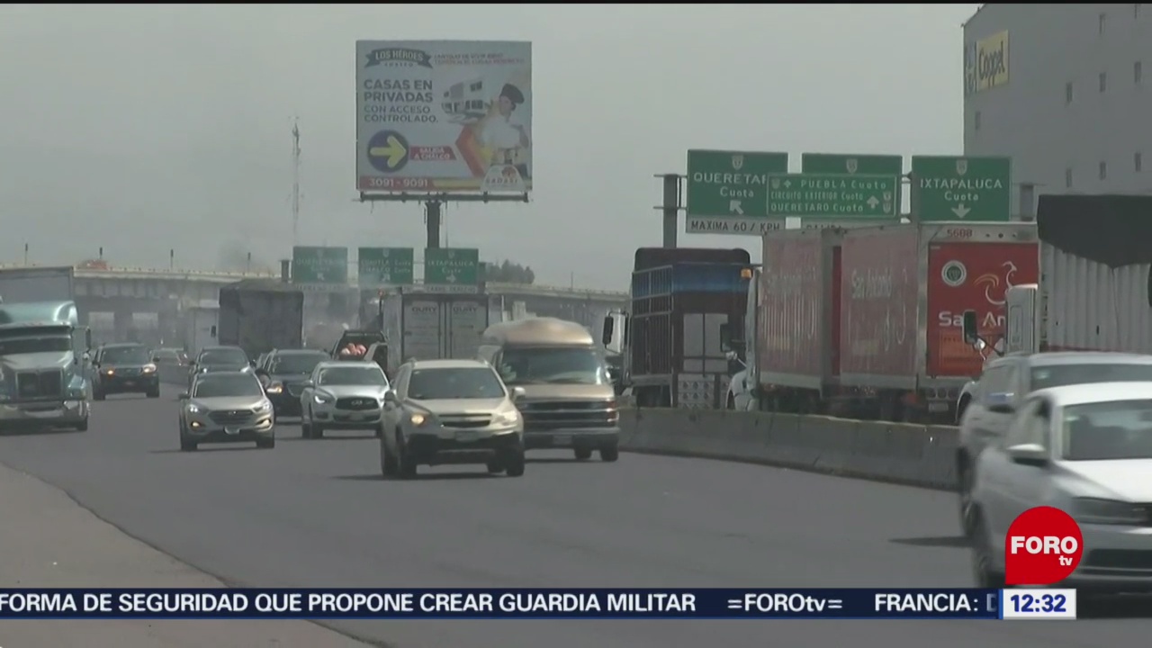 Recicladores liberan autopista México-Puebla, hubo bloqueo que afectó tránsito