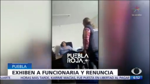 Renuncia funcionaria de Puebla tras insultar a sus colaboradores