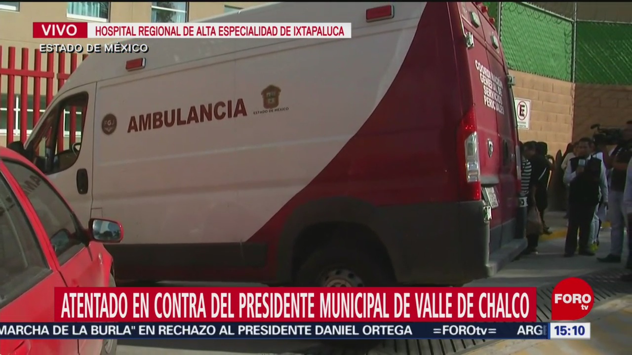 FOTO: Reportan grave alcalde Valle Chalco,