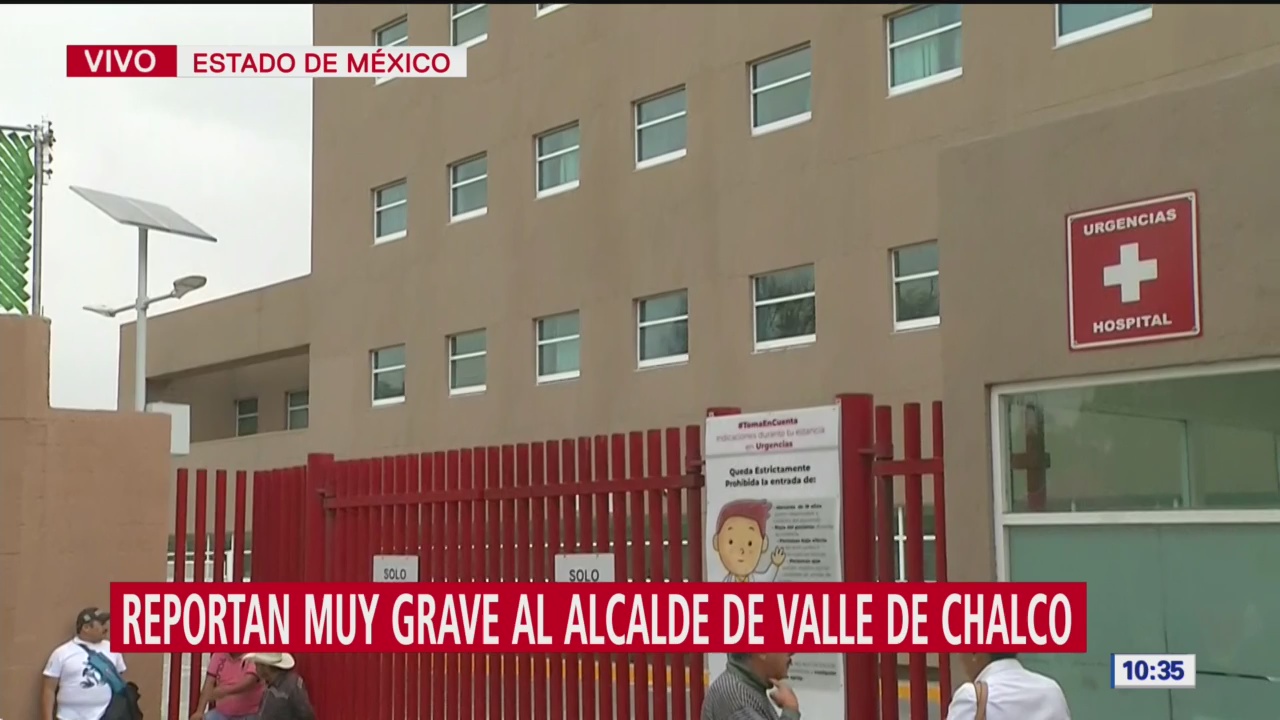 Reportan muy grave a alcalde de Valle de Chalco tras ataque
