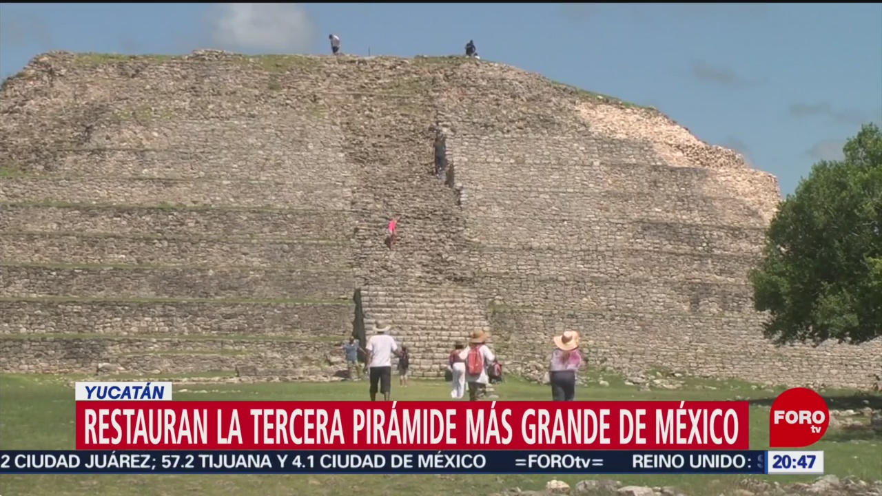 Foto: Restauran Tercera Pirámide Más Grande México 22 Octubre 2019