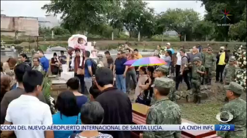 Rinden homenaje a militar asesinado durante enfrentamiento en Iguala
