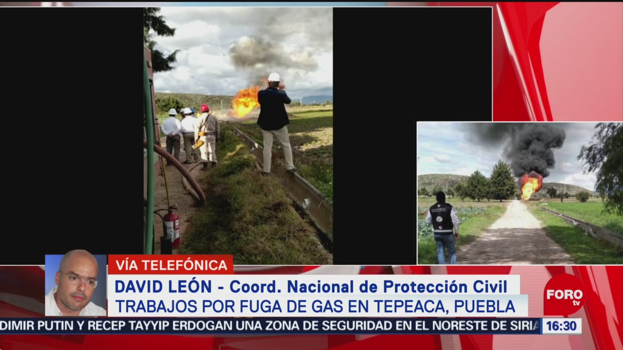 FOTO: Saldo blanco tras fuga gas Tepeaca Puebla