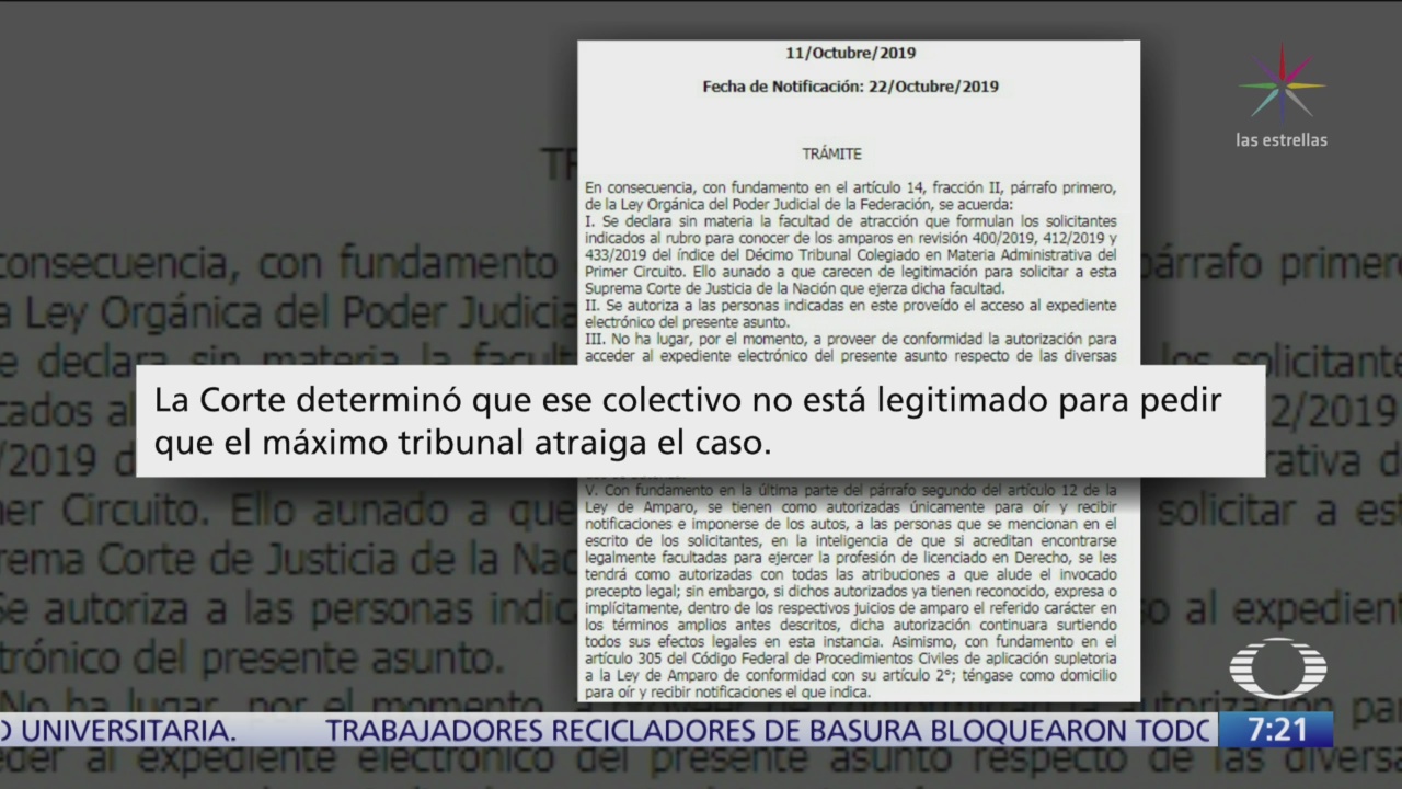 SCJN rechaza atraer amparos contra construcción de Santa Lucía