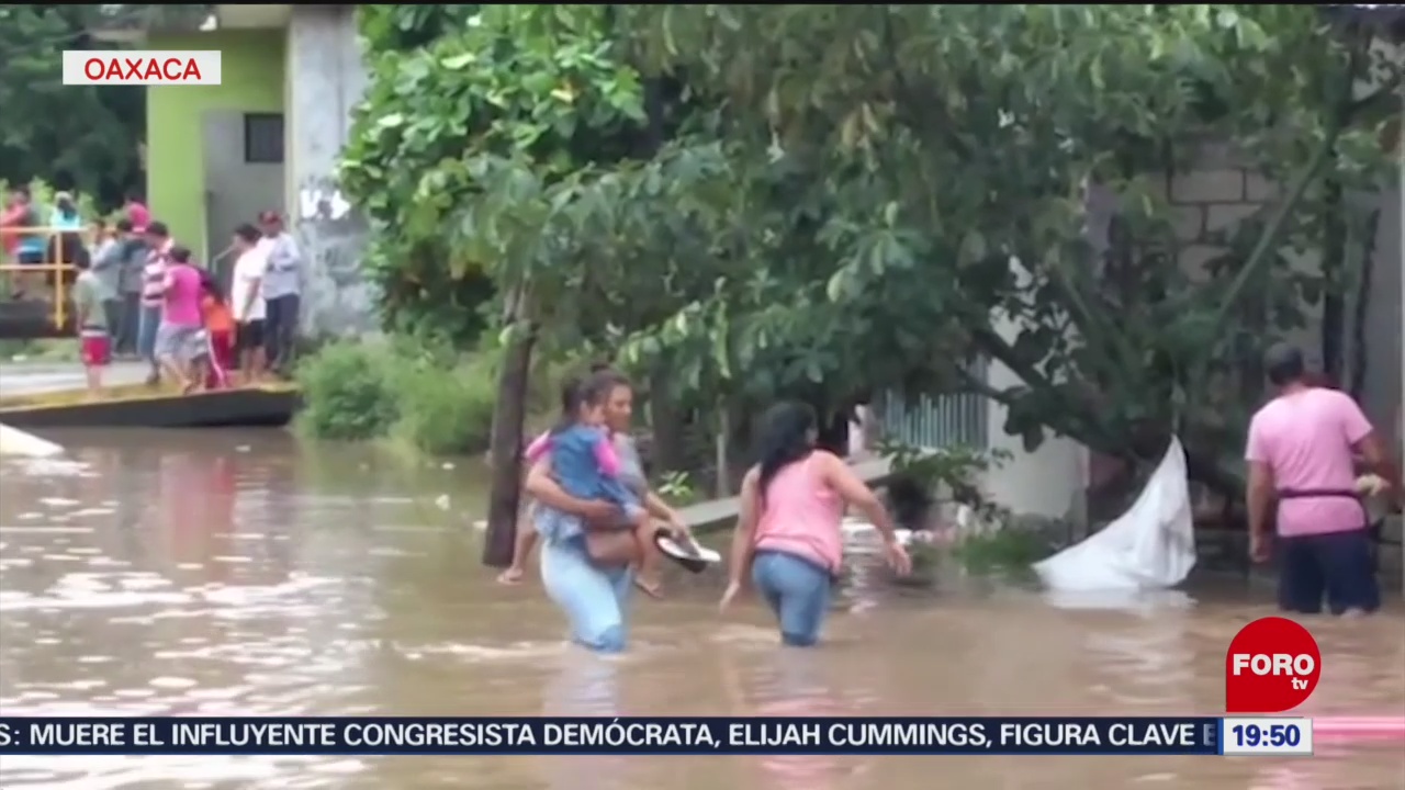 Foto: Desborda Río Los Perros Juchitán Oaxaca Inundaciones 17 Octubre 2019