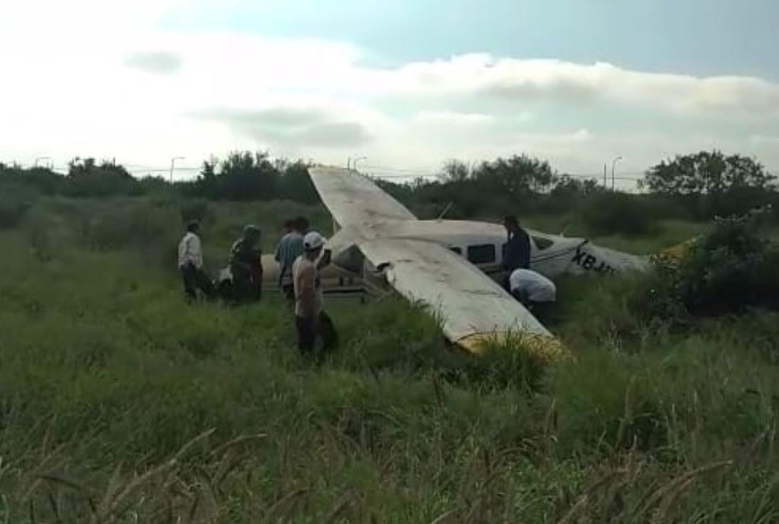Se desploma avioneta en Apodaca, Nuevo León