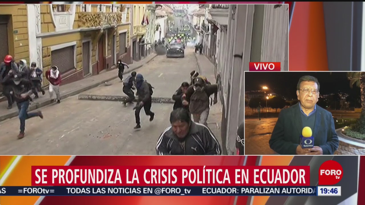 Foto: Se Profundiza Crisis Política Ecuador 9 Octubre 2019