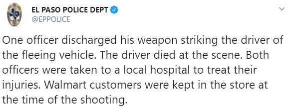 Foto Se registra nuevo tiroteo en un Walmart de El Paso, Texas