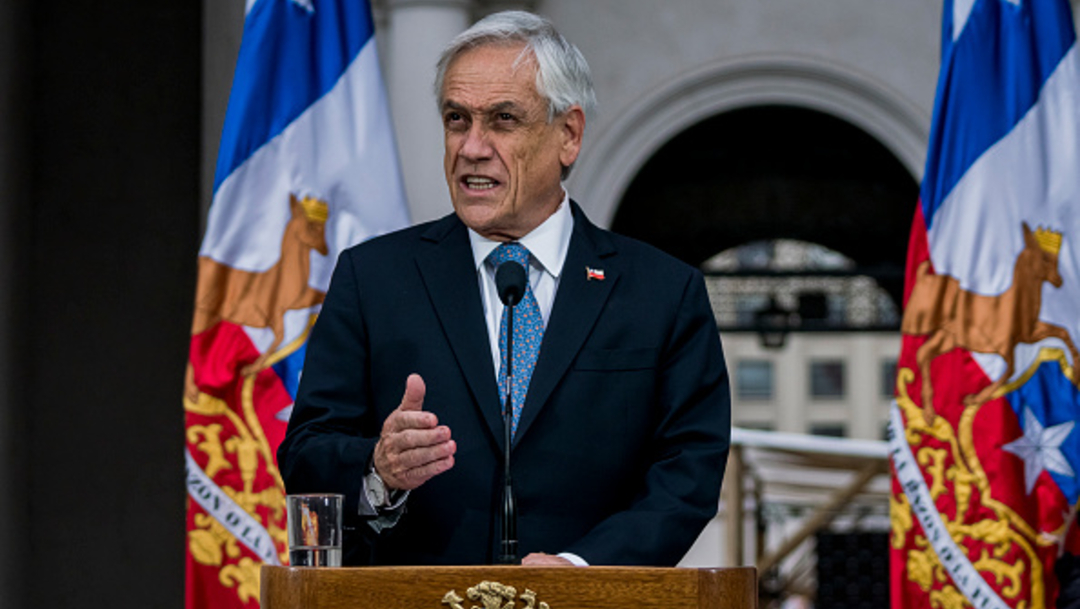 Foto: El presidente de Chile, Sebastián Piñera, 27 octubre 2019