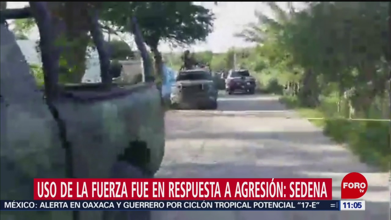 Sedena: Uso de la fuerza fue en respuesta a agresión en Iguala