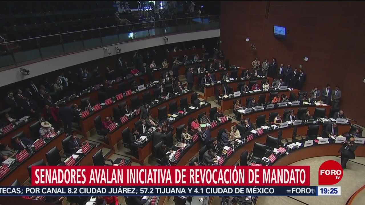 Foto: Senadores Aprueban Revocación Mandato 15 Octubre 2019