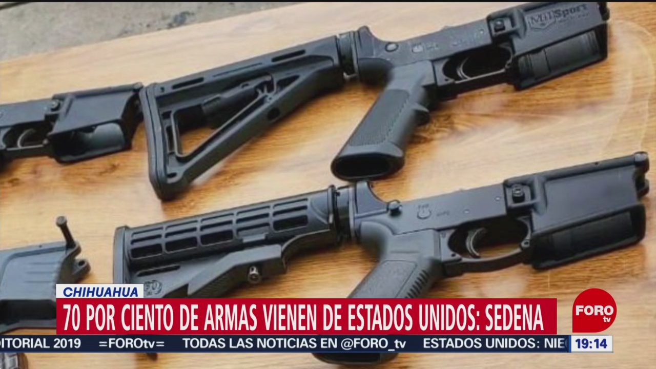 Foto: Armas México Llegan Procedentes Estados Unidos 15 Octubre 2019