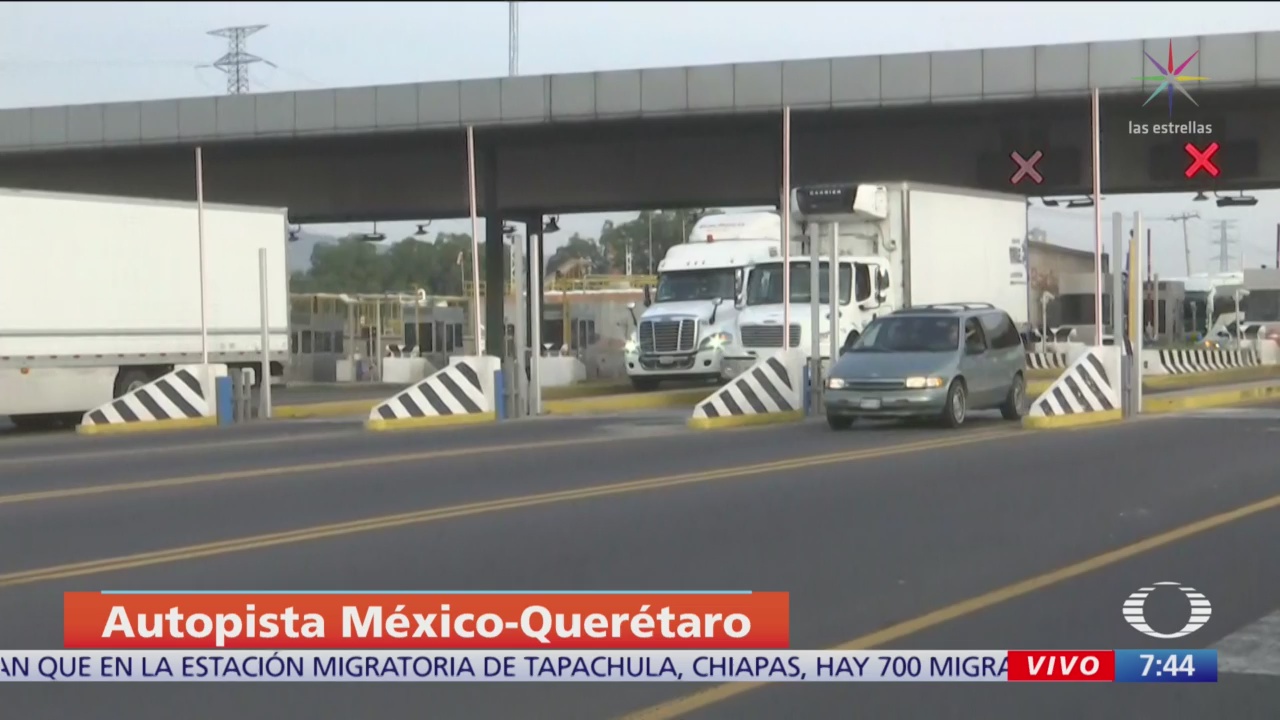 Sin presencia de transportistas en la México-Querétaro