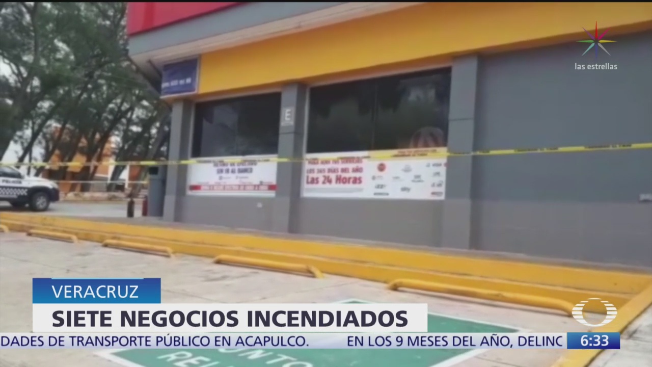 Suman siete negocios incendiados en Coatzacoalcos, Veracruz