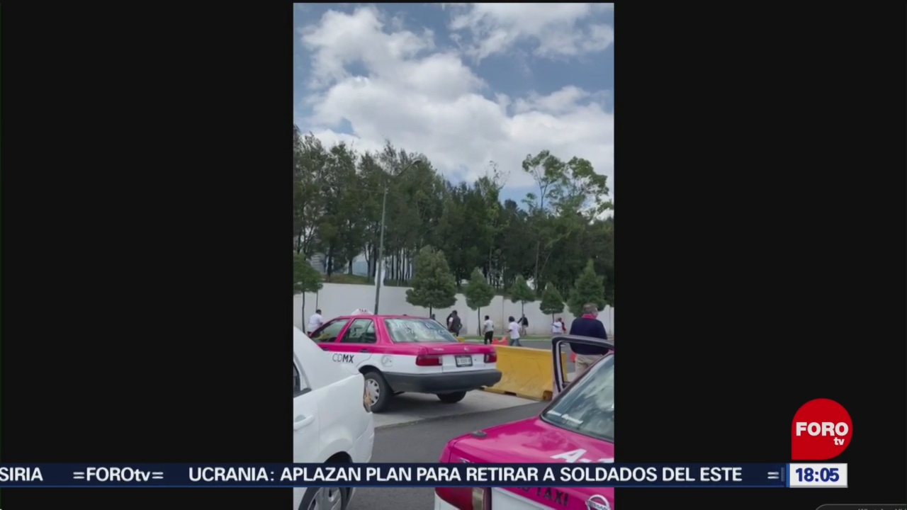 FOTO: Video Taxistas Juegan Cascarita Durante Bloqueo
