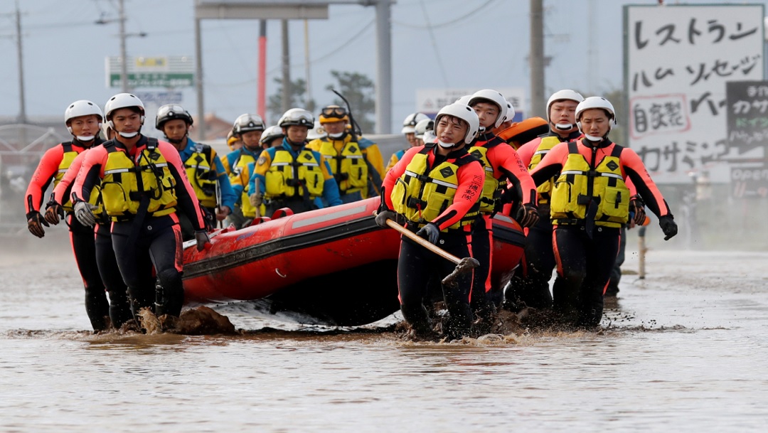 Japón: Suman 68 muertos por el tifón Hagibis; buscan a 15 desaparecidos
